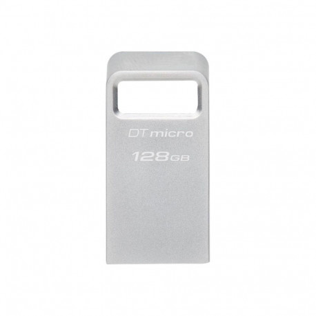 Kingston USB 3.2 Flash Drive DataTraveler micro 128 GB, USB 3.2, Silver