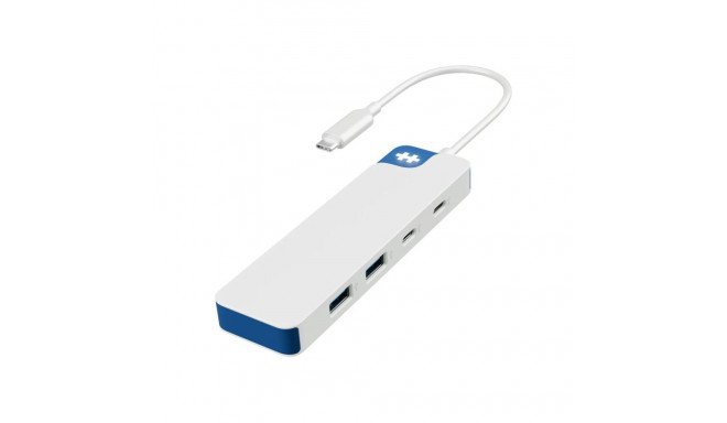 HYPER Drive Flex 4 Port USB-C Combo Hub, Blue |