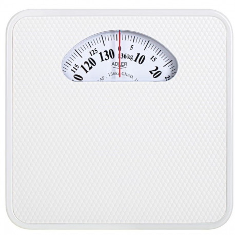 Adler AD 8179w Mechanical bathroom scale, White