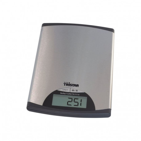 Tristar Kitchen scale KW-2435 Maximum weight (capacity) 5 kg, Metallic
