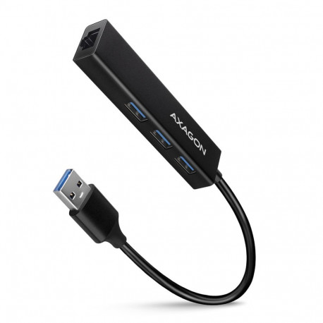 Axagon HMA-GL3A SuperSpeed USB-A hub + gigabit LAN