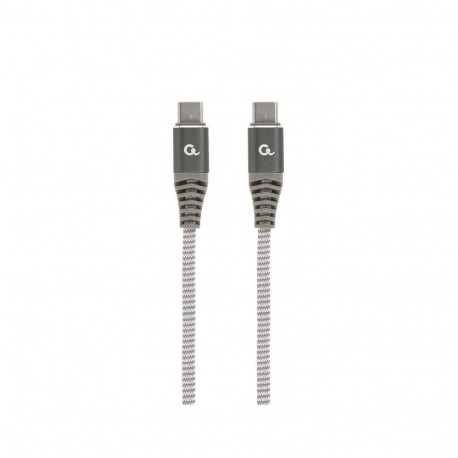 Cablexpert CC-USB2B-CMCM100-1.5M 100 W Type-C Power Delivery (PD) premium charging & data cable, 1.5