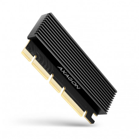 Axagon PCI-Express x16 adapter with cooler for connecting an NVMe M.2 SSD drive to a computer | PCEM