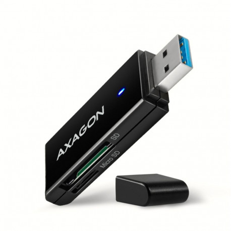 Axagon Slim super-speed USB 3.2 Gen 1 card reader with a direct USB-A connector | CRE-S2N