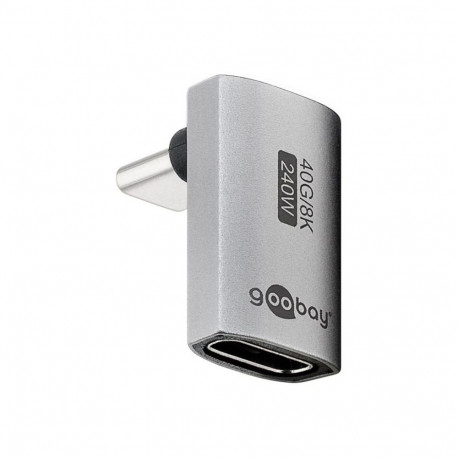 Goobay 74442 USB-C Adapter Vertical 90 Long, USB4 |
