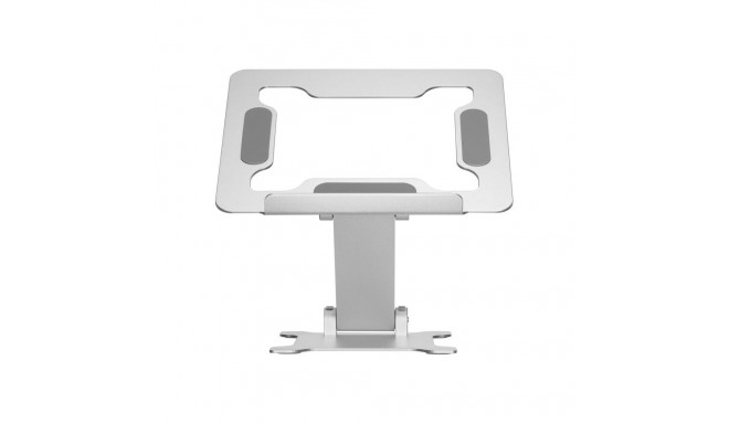 Gembird Foldable notebook riser stand, silver