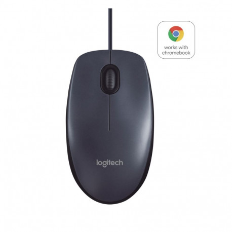 Logitech MOUSE USB OPTICAL B100/BLACK OEM 910-003357