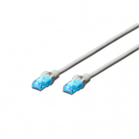 Digitus Patch cord CAT 5e U-UTP PVC AWG 26/7, 10 m, Grey