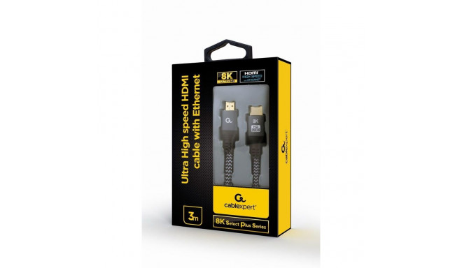 Gembird CABLE HDMI-HDMI 8K 3M SELECT/PLUS CCB-HDMI8K-3M