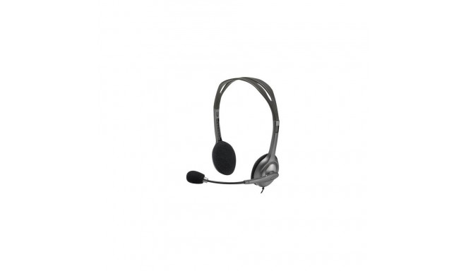 Logitech Stereo headset H111 Built-in microphone, 3.5 mm, Grey