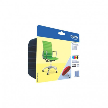 Brother LC229XLVALBP | Ink Cartridge | Black, Cyan, Magenta, Yellow