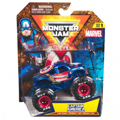 MONSTER JAM sõiduk Marvel skaala 1:64