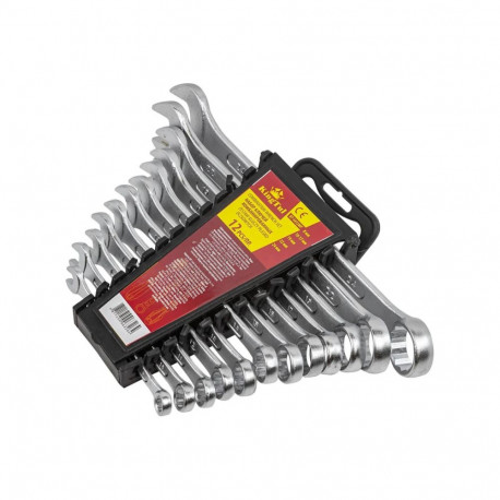 Kingtul Combination Wrench Set KT-3412MP 12pcs, 8-24mm, CrV, anti-corrosion coating