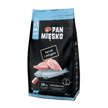 PAN MIĘSKO kuiv kassitoit S kanaliha ja forelliga 1,6kg