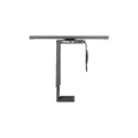 "Logilink Adjustable under desk CPU mount, sliding track, easy-locking"