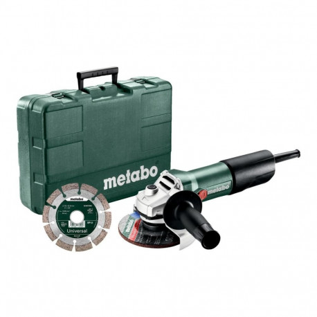 Metabo nurklihvija W 850-125 125 komplekt + teemantketas, kohver