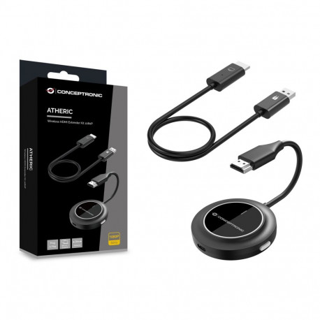 Conceptronic HDMI-pikenduskomplekt ATHERIC02B, juhtmevaba 1080P