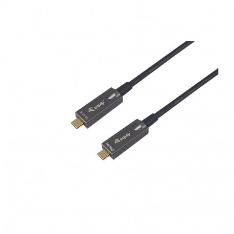 Equip kaabel USB-C–USB-C aktiivne optiline 7.5m PD 60W 4K/60Hz 10Gbps Video + Data + PD