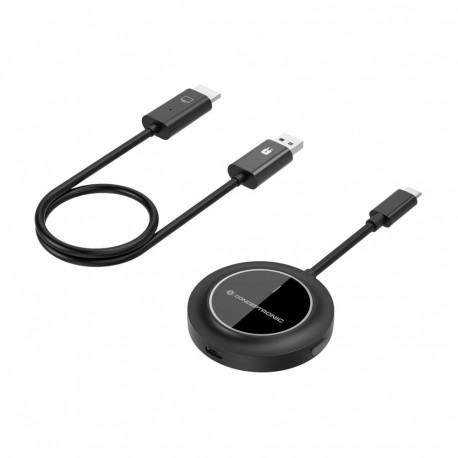 Conceptronic juhtmevaba USB-C–HDMI ekraanikomplekt ATHERIC01B 1080P