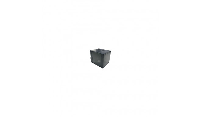 "Logilink 19"" Wallmount Single Section Box 06U, Flat Pack, black"