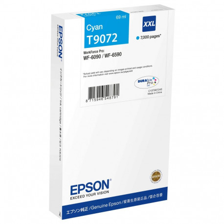"Epson C13T90724N Cyan 69ml 7000Seiten"