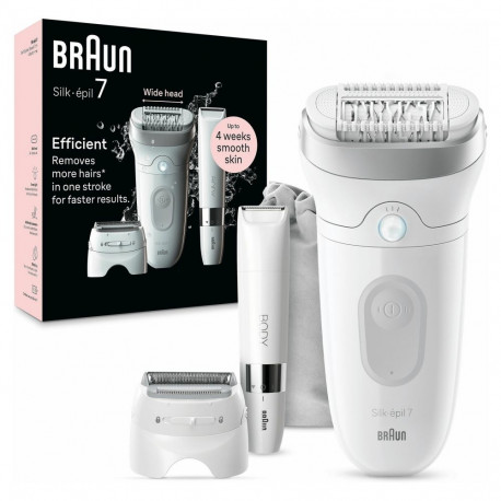 Braun epilaator Silk-épil 7-441 225076, akutoitega
