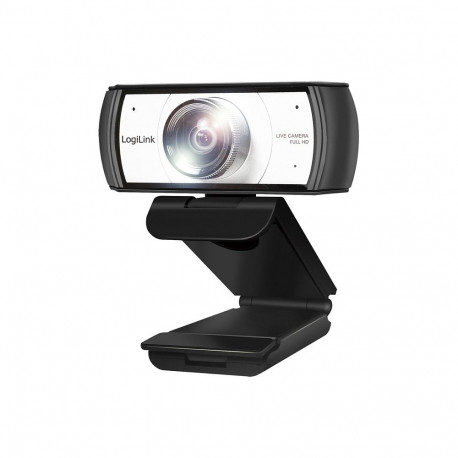 Logilink veebikaamera 1080p FHD kahe mikrofoniga 120° käsifookusega