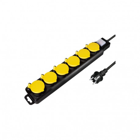 "Logilink Steckdosenleiste 6-fach,6xCEE 7/3,m.Schalter,Outdoo"