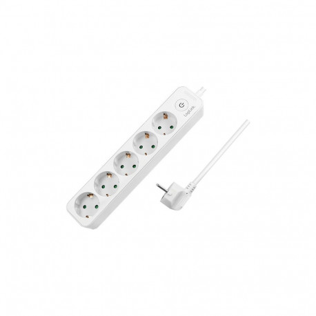 "Logilink Steckdosenleiste 5-fach,5xCEE 7/3:1,5m:m.Schalter w"
