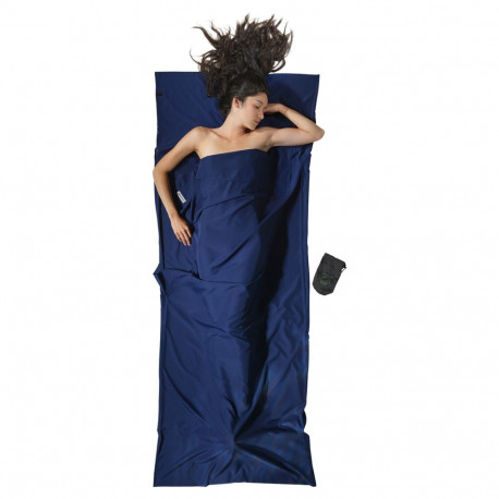 "Cocoon Leicht-Reiseschlafsack,Rechteck,220 x 90cm,100 %Mikrofaser, twilight blue"