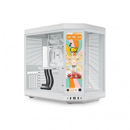 "HYTE Y70 Midi Tower Touch Infinite Snow White"
