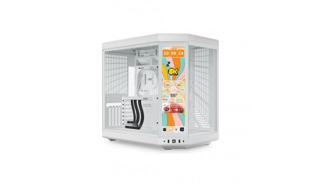 "HYTE Y70 Midi Tower Touch Infinite Snow White"