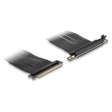 "Riser Karte PCI Express x16 Stecker zu x16 Slot 90° gewinkelt mit Kabel 30 cm"
