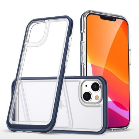 Hurtel case Hybrid Armor Clear 3in1 Apple iPhone 13 mini, transparent/blue