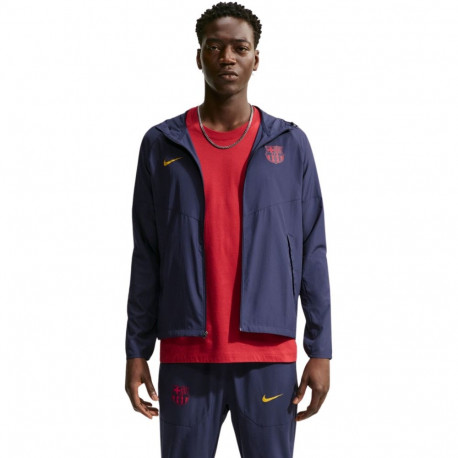 Nike meeste jope FC Barcelona City Side IO3430 498 M, tumesinine
