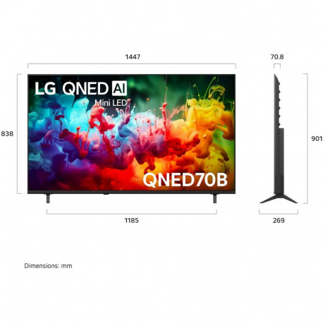 LG 65" QNED70 UHD SmartTV