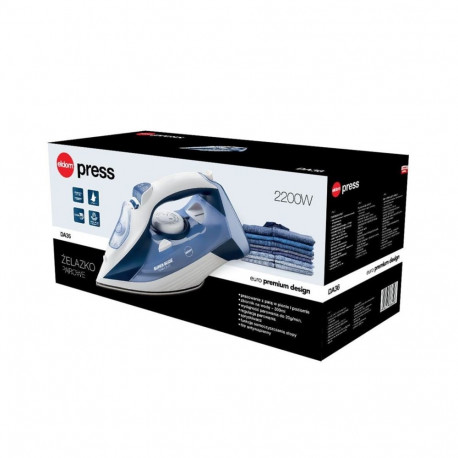 Iron - ELDOM DA36 2200 W White, Blue