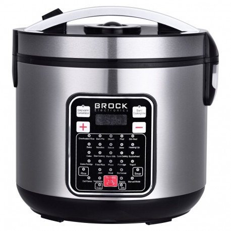 Brock MC 3203 Multicooker 5L 900W, Black/Steel
