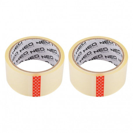 Läbipaistev pakketeip 48 mm x 40 m, 1+1 komplekt (3 tk)