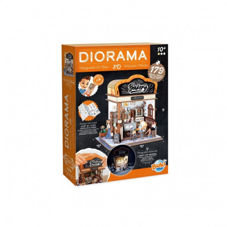 Buki dioraam: miniatuurne 3D pagarikoda