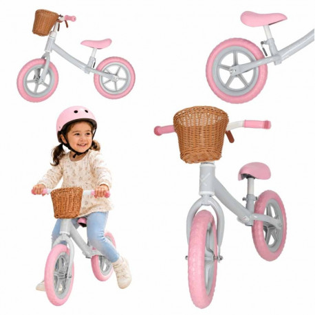 Trike Fix Balance jooksuratas korviga, roosa