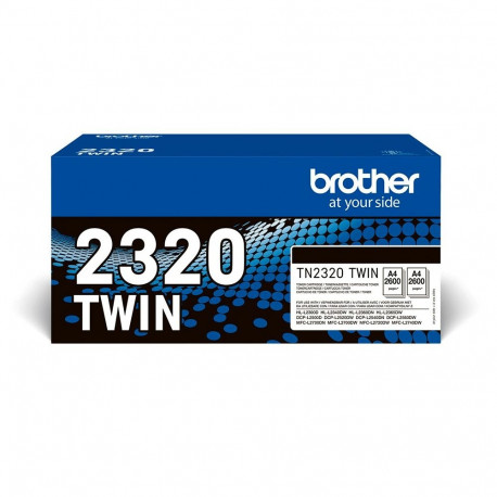 Brother tonerkassett TN-2320TWIN 1pc(s) originaalne, must