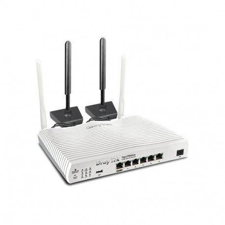 DrayTek juhtmevaba ruuter Vigor 2866L Gigabit Ethernet kaheribaline (2.4 GHz / 5 GHz) 4G, valge