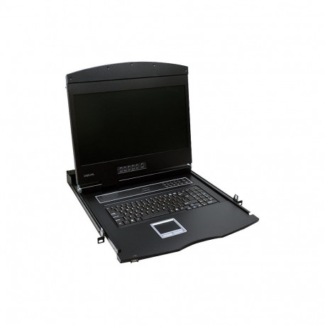 KVM-konsool 19" LCD-ekraaniga, VGA, saksakeelse klaviatuuripaigutusega