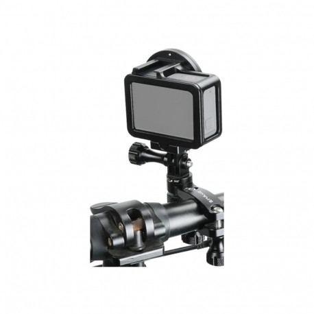 Puluz Aluminum Handlebar Mount with 360-Degree Rotation for Action Cameras (Black)
