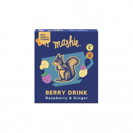 Püree MASHIE Original, vaarika ja ingver meega, 2 x 45 g