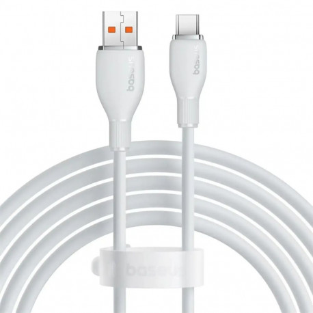 Baseus Pudding andmeedastus- ja laadimiskaabel | USB-A kuni USB-C | 100W | 1.2m | valge