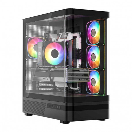 MODECOM Volcano Volcano AQ100 ARGB Midi Black