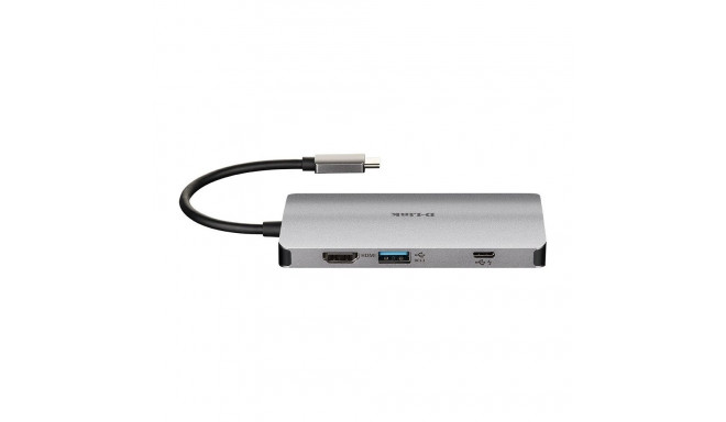 D-Link USB-jaotur DUB-M810 USB-C USB 3.0 HDMI SD/mSD