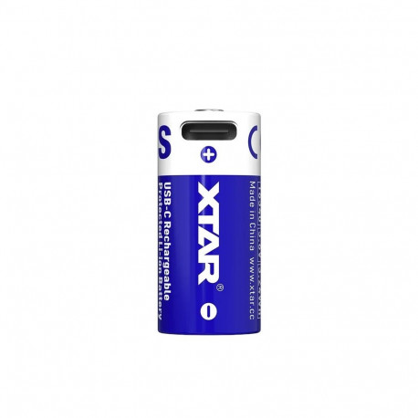 Aku 16340 3,7V Li-ion 900MAH USB-C